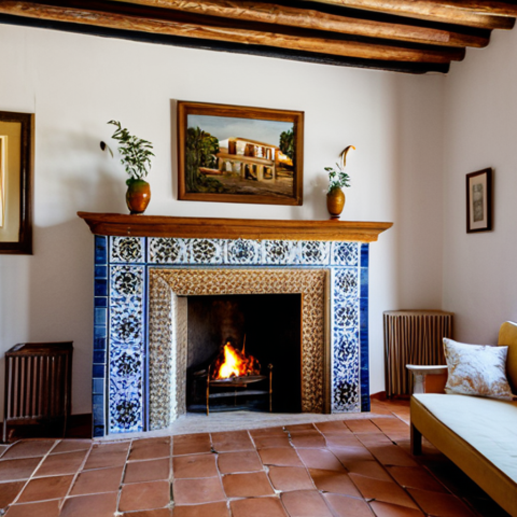 호텔 마케팅 전략과 캠페인 - Storytelling Visuals**

"A warmly lit lobby in a charming pousada in the Algarve, Portugal. Guests a...