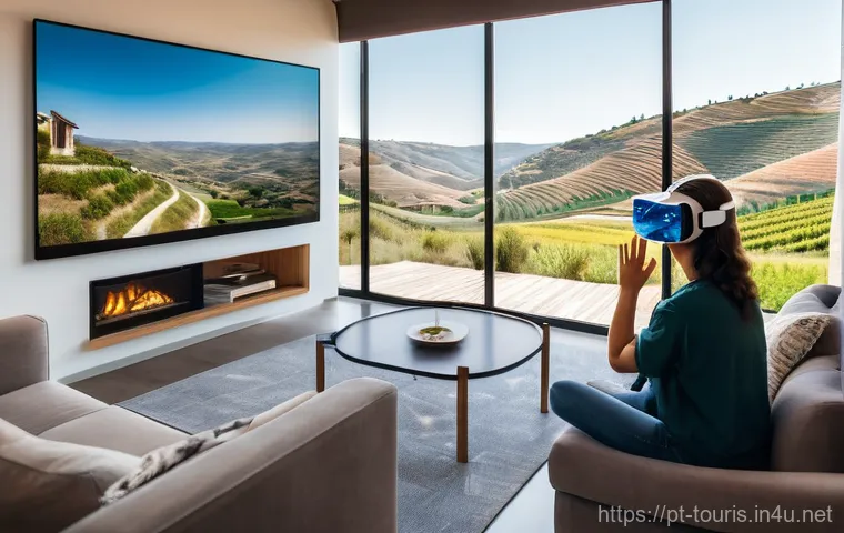 호텔 예약 시스템 - **Prompt:** A sophisticated, modern café in a bustling street of Porto, Portugal, with a stylish Por...