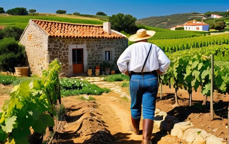 관광 및 호텔 산업의 패러다임 변화 - **Prompt 2: Sustainable Alentejo Hotel Retreat**
    "An aerial view or a wide shot showcasing a mod...