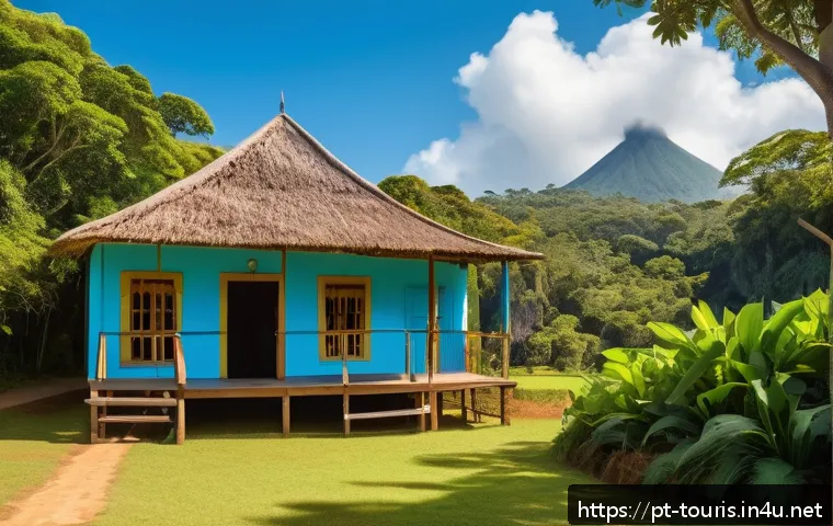 관광경영학의 중요성 - A vibrant sustainable tourism destination in Brazil showcasing a harmonious blend of natural biodive...